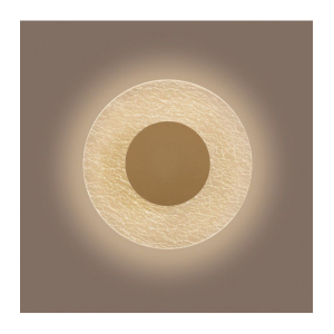 12W LED Sienas lampa JEWEL Gold Ø25 8073