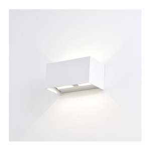 24W LED Sienas lampa DAVOS DOUBLE Sand White IP54 7816