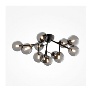 Griestu lampa DALLAS Black MOD545CL-12B