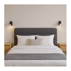 Sienas lampa LASER 1 Black SP-LAS1S-B