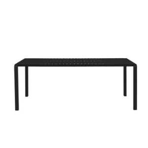 Vondel dārza galds 214x97, melns